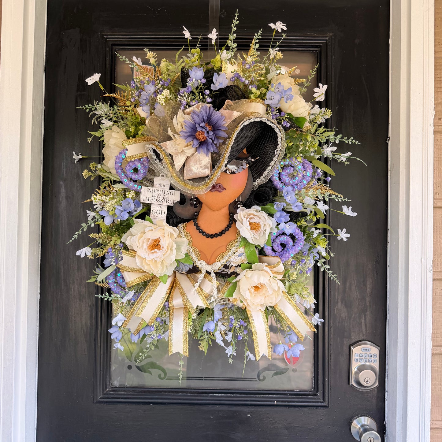 Purple Beauty Wreath