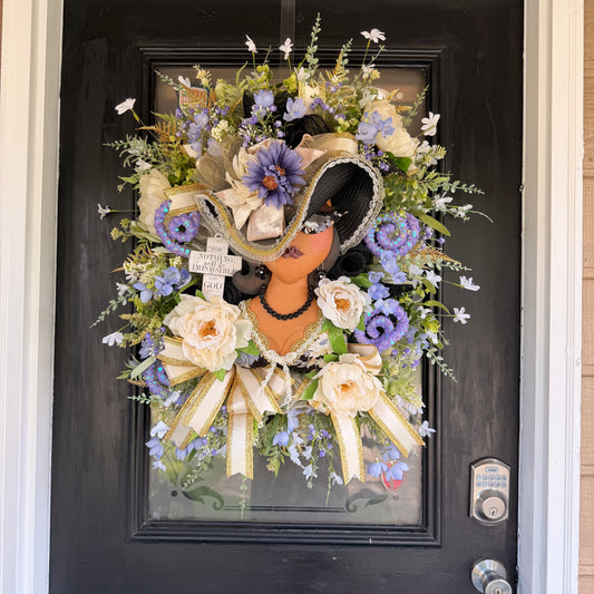 Purple Beauty Wreath