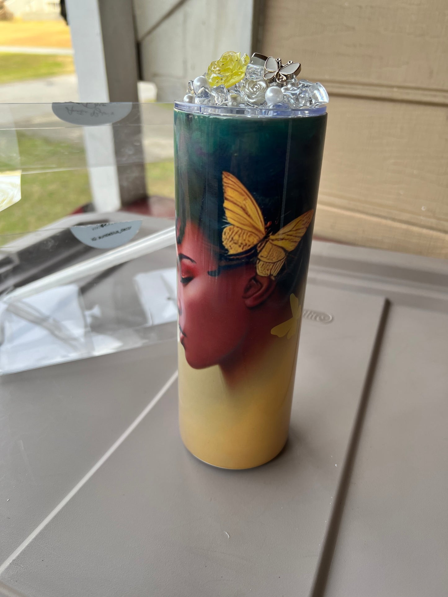 Beautiful Butterfly Lady