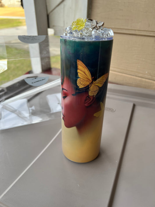 Beautiful Butterfly Lady
