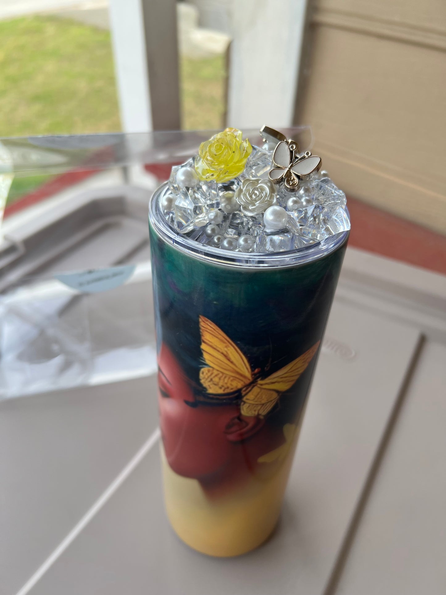Beautiful Butterfly Lady